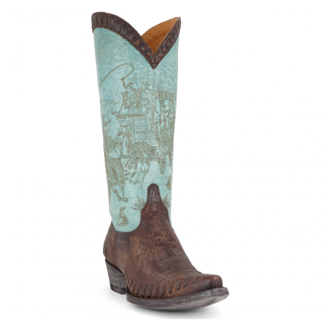 6 Pairs of Turquoise Boots for Spring | Horses & Heels